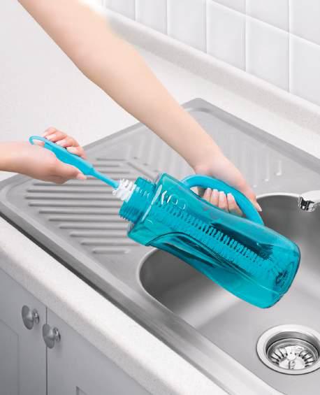 Cepillo Flex Betterware para Botellas - ¡Limpia Fondos y Rincones Fácilmente!