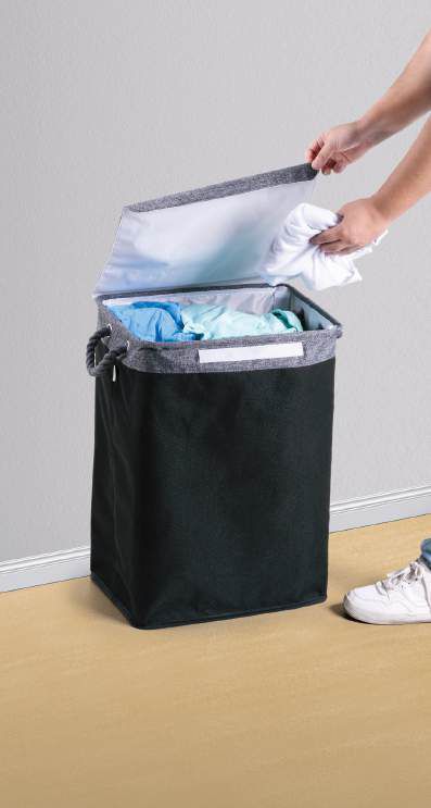 Cesto Black Max Betterware (70L) - ¡Gran Capacidad y Diseño Plegable!