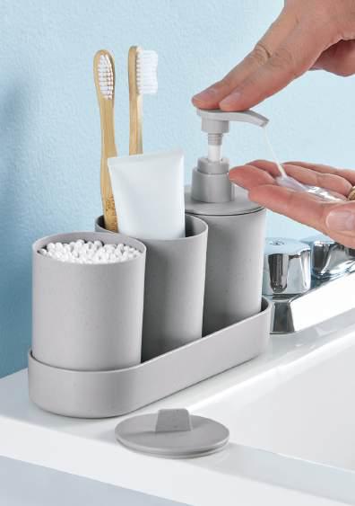 Tri Set de Baño Betterware - ¡Organización Coordinada para tu Lavabo!