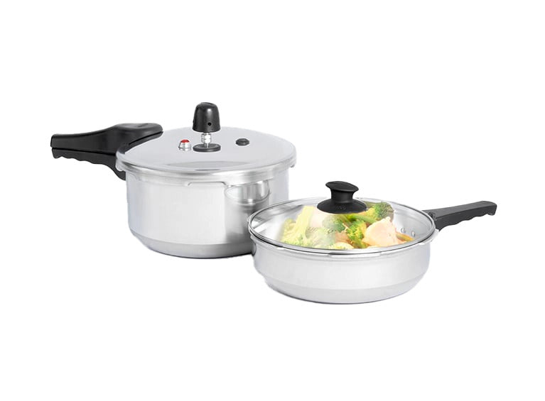 Combo UMCO: Olla a Presión y Sartén con Tapa